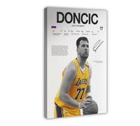 OVUQF Poster Luka Doncic sur toile - Impression murale - 30 x 45 cm