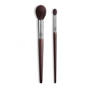 OVW Cosmetic Lot de 2/6 pinceaux de maquillage en poils de chèvre ultra doux pour fard à paupières