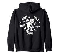 Ow Back Pain Humour Sciatique Mal Dos Corps Mal Drôle Sweat à Capuche