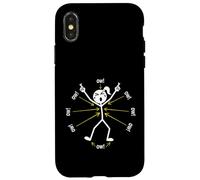 Ow Ow Ow Ow Stickman Figure Humorous Chronic Pain Awareness Coque pour iPhone X/XS