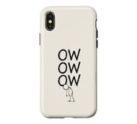 Ow Ow Ow Stick Man Figure Funny Chronic Pain Humour Meme 10 Coque pour iPhone X/XS