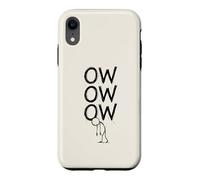 Ow Ow Ow Stick Man Figure Funny Chronic Pain Humour Meme 10 Coque pour iPhone XR