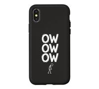 Ow Ow Ow Stick Man Figure Funny Chronic Pain Humour Meme 15 Coque pour iPhone X/XS