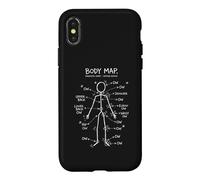 Ow Ow Ow Stick Man Figure Funny Chronic Pain Humour Meme 5 Coque pour iPhone X/XS