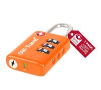 OW-Travel Cadenas TSA pour Valise avec Indicateur d'Ouverture. Cadenas Code 3 Chiffres Antivol pour Bagages Avion Casier Rangement Tente Camping. TSA Bagages Combinaison. Serrure Valise 1 Orange