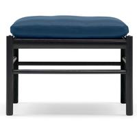 OW149F Colonial Footstool Carl Hansen & Søn chêne noir - cuir Loke 7310 - 5715230804797