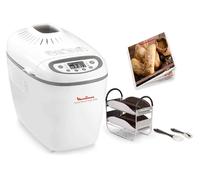 Moulinex OW6101 machine à pain 1650 W Blanc, Gris