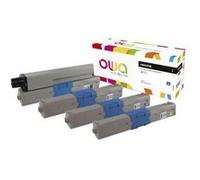 Toner remanufacturé OWA - standard - Jaune - pour OKI 44844505