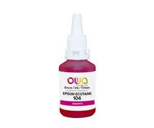 OWA Bouteille d'encre compatible EPSON 104 - K46026OW - Magenta