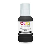 OWA Bouteille d'encre compatible EPSON 113 - K46045OW - Noir