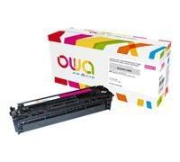 "OWA" Cartouche de toner, pack de 1, couleur d'impression magenta, durée de vie jusqu'à 1300 pages, remanufacturé, compatible avec HP Color LaserJet Pro CP1525n, CP1525nw, LaserJet Pro CM1415fn, CM141