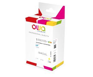 OWA Cartouche d'encre compatible HP 940XL C4909AE - K20448OW - Jaune