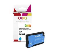 OWA - Cyan - compatible - boîte de suspension - remanufacturé - cartouche d'encre (alternative pour : HP 963XL) - pour HP Officejet Pro 9010, 9012,