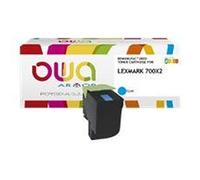 OWA - Cyan - compatible - boîte - remanufacturé - cartouche de toner (alternative pour : Lexmark 70C0X20) - pour Lexmark CS510de, CS510dte