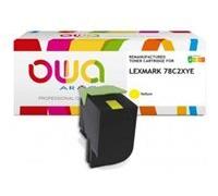 OWA - jaune - compatible - remanufacturé - cartouche de toner (alternative pour : Lexmark 78C2XYE)