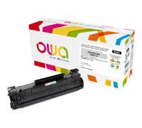 OWA - noir - compatible - remanufacturé - cartouche de toner (alternative pour : Canon CRG-713, HP CB436A)
