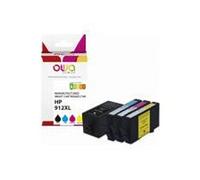 OWA Cartouche d'encre compatible HP 912XL - K10541OW - Pack de 4 (Noir, Cyan, Magenta, Jaune)