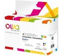 OWA Cartouche d'encre compatible BROTHER LC3219XLVAL - K10535OW - Pack de 4 (Noir, Cyan, Magenta, Jaune)