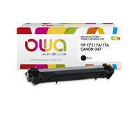OWA Toner compatible HP CF217A et Canon 047 - K16027OW - Noir