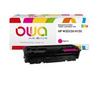 OWA Toner Compatible Laser HP 415X - W2033X - K18647OW - Magenta / Rose