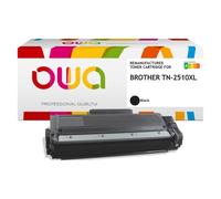 OWA Toner remanufacturé équivalent Brother TN2510XL Noir pour imprimante laser