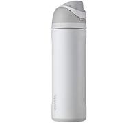 Owala FreeSip Bouteille d'eau isotherme en acier inoxydable avec paille pour le sport et les voyages, sans BPA, 710 ml, guimauve timide