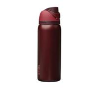 Owala FreeSip Isolierte Edelstahl Trinkflasche mit Strohhalm, 945 ml - BPA-frei, optimal für Sport, Fitness, Outdoor und Reisen, Black Cherry