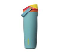 Owala FreeSip Sway Gourde en inox, 890ml, Summer Sweetness | Acier inoxydable isotherme | Poignée robuste pour un transport facile | Couvercle anti-fuite avec bouton-poussoir d'ouverture