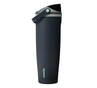Owala FreeSip Sway gourde isotherme en acier inoxydable, avec bec 2-en-1, 1185ml, paille intégrée et poignée arceau, conçue pour les voyages, l’école et le sport, sans BPA, étanche, Foggy Tide