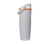 Owala FreeSip Sway gourde isotherme en acier inoxydable, avec bec 2-en-1, 890ml, paille intégrée et poignée arceau, conçue pour les voyages, l’école et le sport, sans BPA, étanche, Beach House