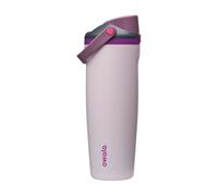 Owala FreeSip Sway gourde isotherme en acier inoxydable, avec bec 2-en-1, 890ml, paille intégrée et poignée arceau, conçue pour les voyages, l’école et le sport, sans BPA, étanche, Dreamy Fields