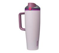 Owala FreeSip Tumbler, gobelet isotherme en acier inoxydable avec paille intégrée et poignée latérale, 1185ml, pour les voyages, le travail, l’école et le sport, sans BPA, Dreamy Fields