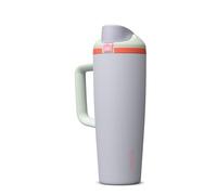 Owala FreeSip Tumbler, gobelet isotherme en acier inoxydable avec paille intégrée et poignée latérale, 890ml, pour les voyages, le travail, l’école et le sport, sans BPA, Beach House