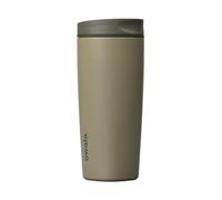 Owala Gobelet à café isotherme en acier inoxydable SmoothSip Slider, gobelet réutilisable pour café glacé, tasse de voyage, sans BPA 590 ml, Verte (Off Road)