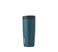 Owala Gobelet à café isotherme en acier inoxydable SmoothSip Slider, gobelet réutilisable pour café glacé, tasse de voyage, sans BPA 590 ml, Gris-Bleu (High Dive)
