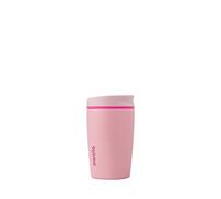 Owala SmoothSip Slider - Gobelet à café isotherme en acier inoxydable - Tasse à café glacé réutilisable, tasse de voyage sans BPA, 355 ml, rose (Pucker Up)