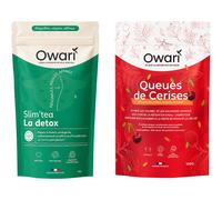 Owari Duo Bien-Être Slimtea & Queues Cerises 2x50g