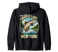Owasco Lake Fishing - New York Finger Lakes Truite Sweat à Capuche
