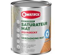 OWATROL - AQUADECKS - Saturateur Mat Bois Extérieur - Teinte Padouk- 5L