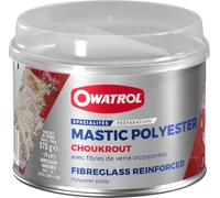 Owatrol Choukrout Mastic bicomposant avec fibre de verre incorporée 600 g