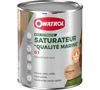 Saturateur Bois Exotiques OWATROL D1 - Incolore - Spécial Tendres Bois - 1L