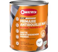 Owatrol Primer AP.60 Primaire et finition décorative mate 2,5 L Blanc