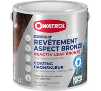OWATROL-REACTIV LEAF BRONZE-Revêtement aspect bronze-2.5 litres