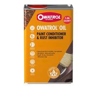 OWATROL - RUSTOL - Antirouille Incolore - Stop Rouille Pénètrant Surfaces Métalliques Plastiques Verre Bois - Apprêt et Sous-Couche - Vernis Antirouille Multi-Surfaces - 1 L