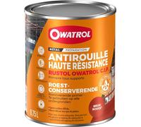 OWATROL - RUSTOL CIP - Primaire Antirouille Haute Résistance - Brun-Rouge - 0.75L