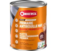 Owatrol Rustol Primer AP.60 - Primaire Mat antirouille 0,75 L, Rouge-Brun