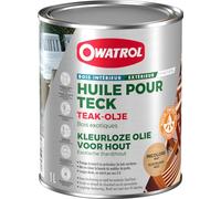 OWATROL Huile pour teck TEAK-OLJE – Protège et nourrit les bois exotiques – 1,0 L
