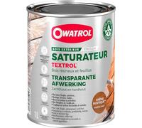 OWATROL TEXTROL Saturateur Bois Extérieur à Base d'Huiles Naturelles Végétales pour Mobiliers de Jardin Bardages Bois Extérieur