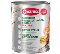OWATROL Saturateur Textrol pour bois tendres extérieurs Incolore 5 L