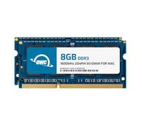 OWC 16GB (2x8GB) PC3-12800 DDR3L So-DIMM 1600MHz So-DIMM 204 Pin CL11 Memory Upgrade Kit for iMac, Mac Mini, and MacBook Pro, (OWC1600DDR3S16P)